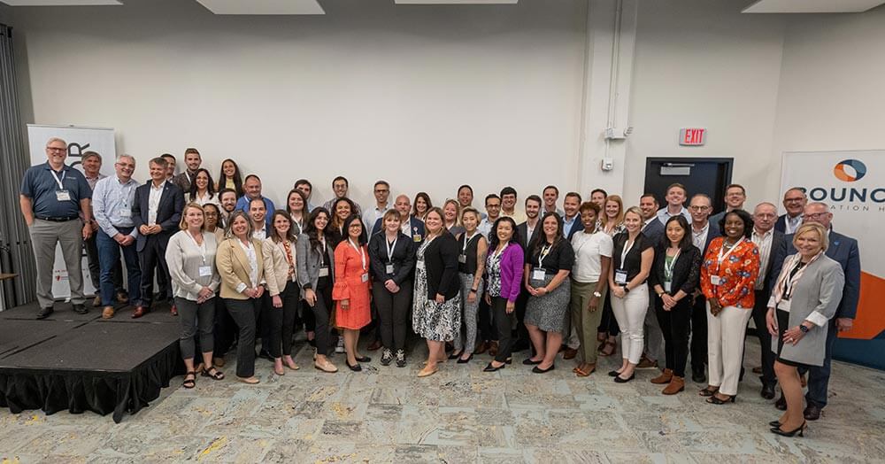 group photo of event attendees