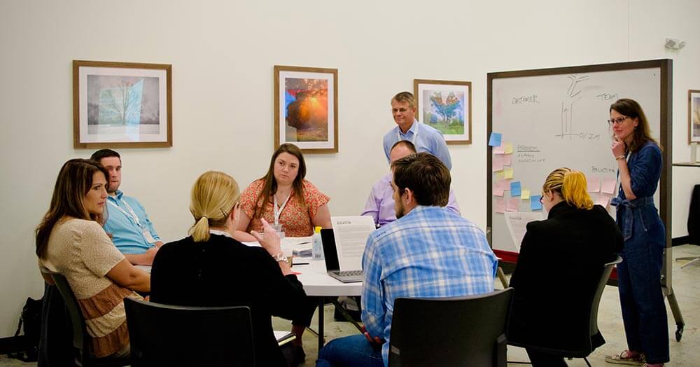 team breakout session