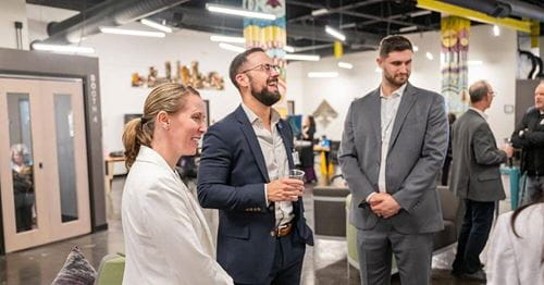 group of people at event