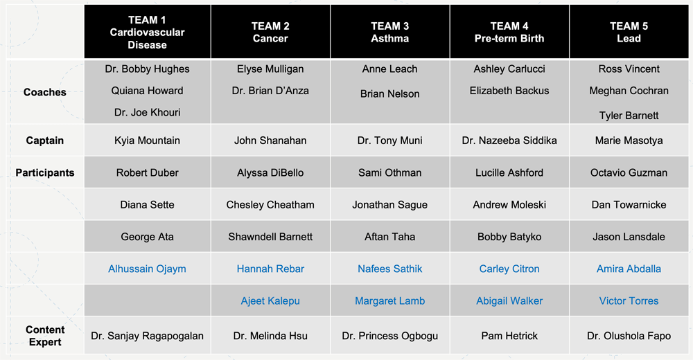 2026 IDEATOR Team List