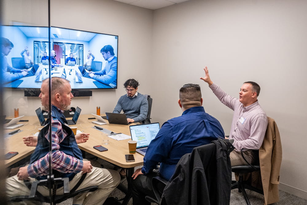 brainstorming in a group